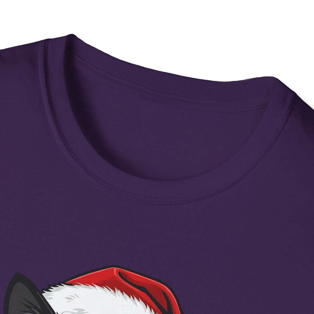 Merry Whiskers Black Cat Christmas t-shirt, product photo 26
