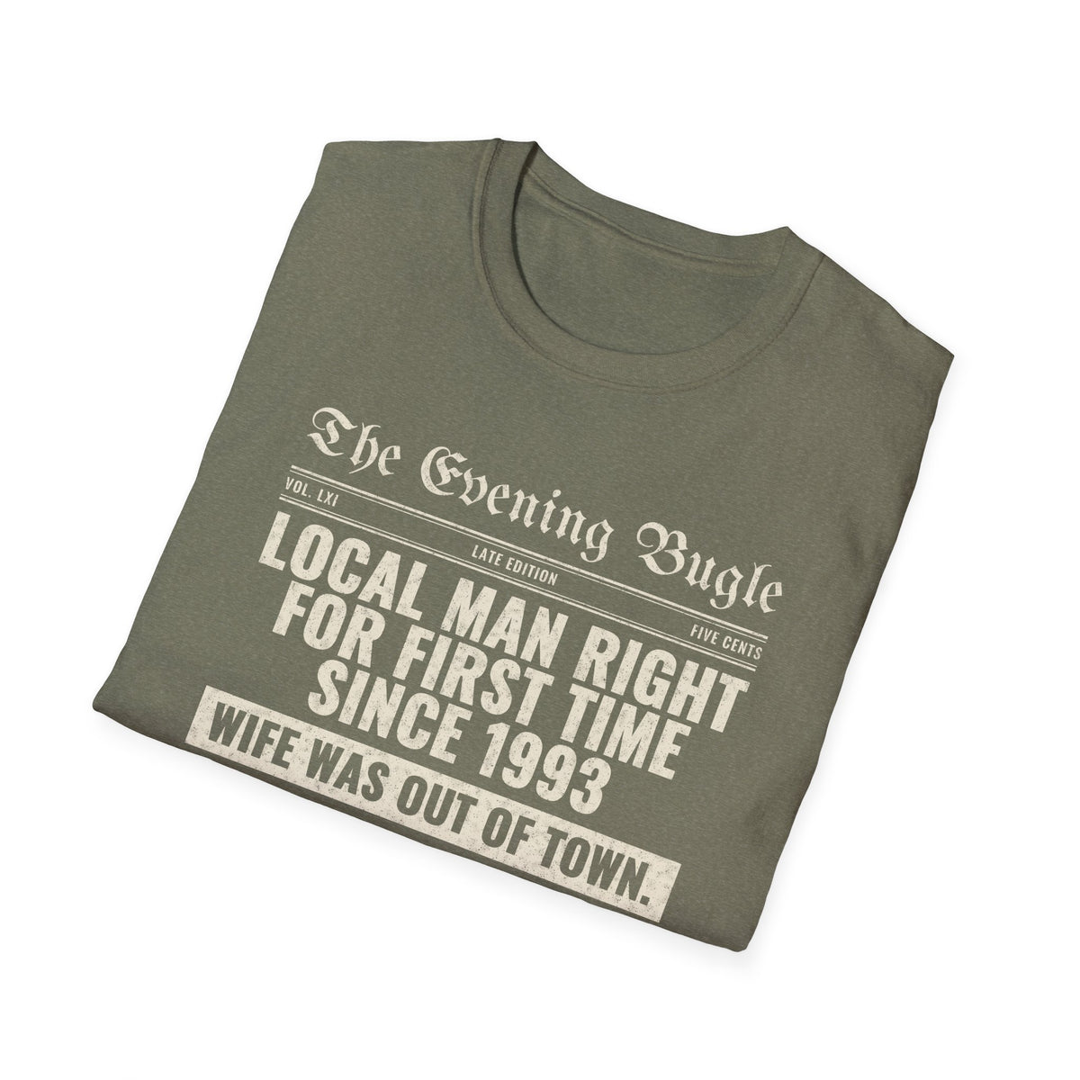 Evening Bugle Dad Joke t-shirt, product photo 24