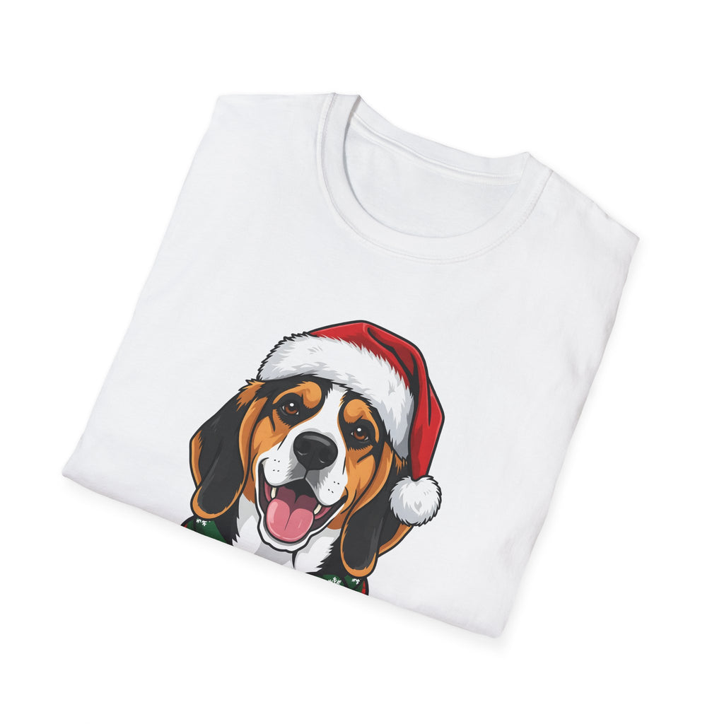 Merry Woofmas Beagle Christmas t-shirt, product photo 9