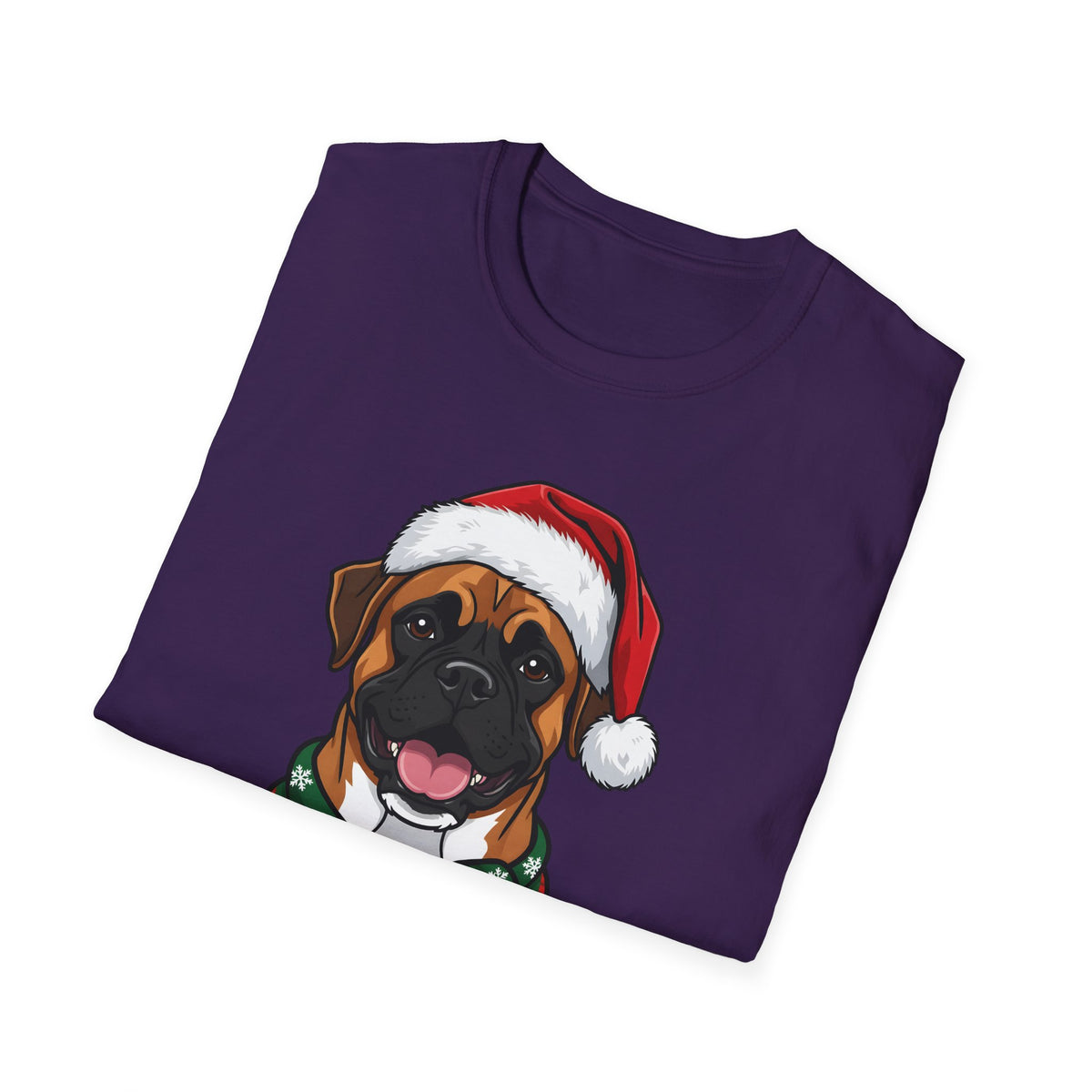 Merry Woofmas Boxer Christmas t-shirt, product photo 30