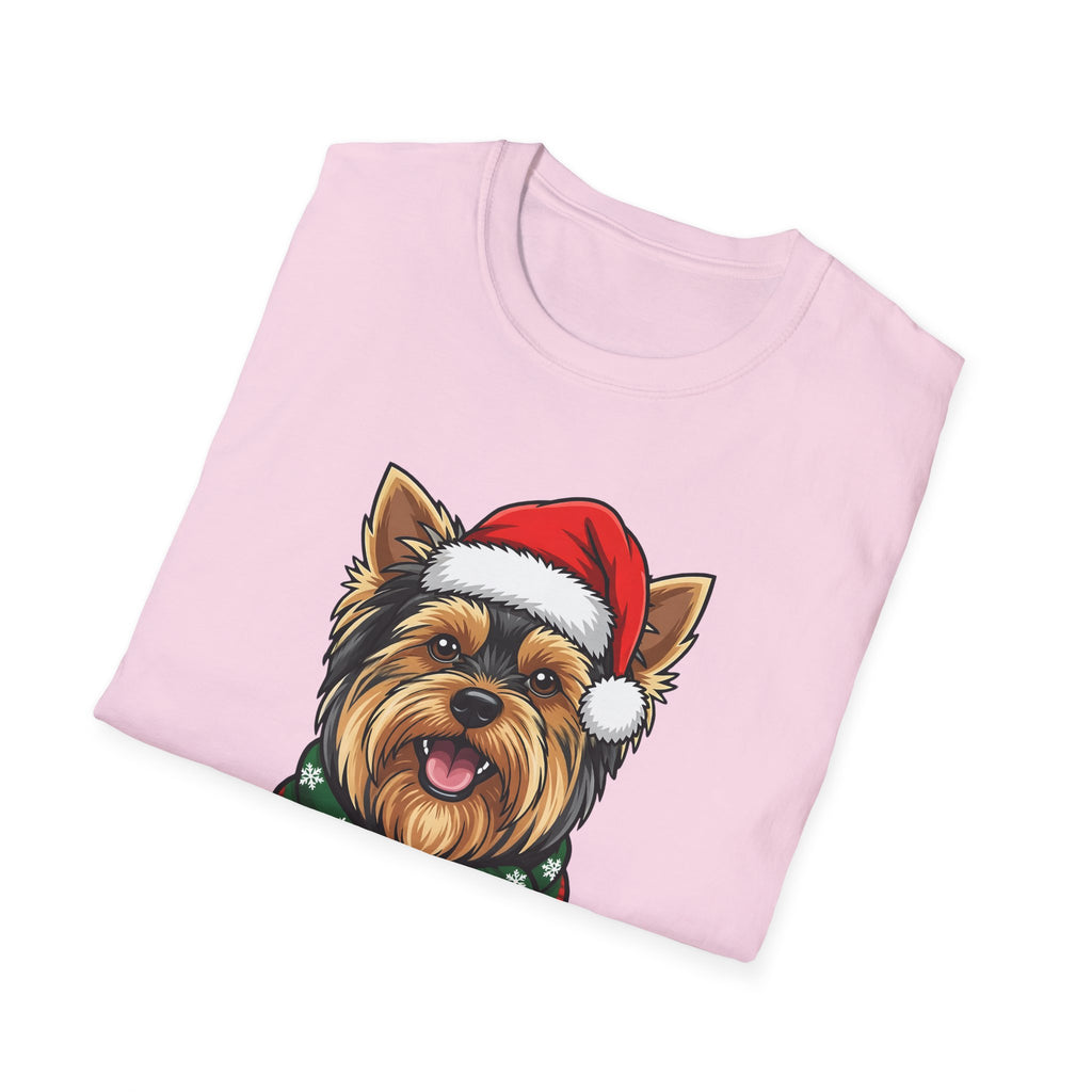 Yappy Holidays Yorkshire Terrier Christmas t-shirt, product photo 33