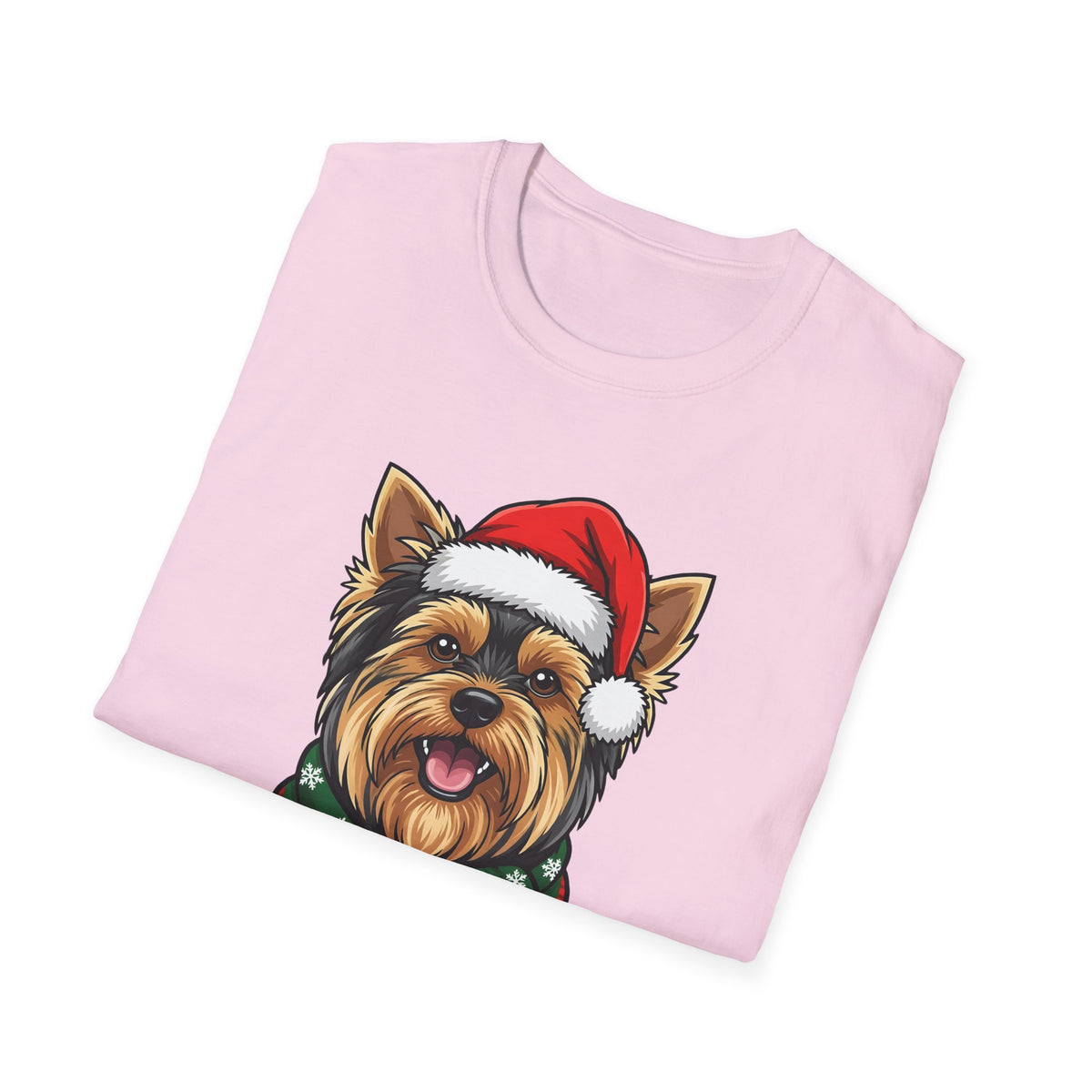 Yappy Holidays Yorkshire Terrier Christmas t-shirt, product photo 33