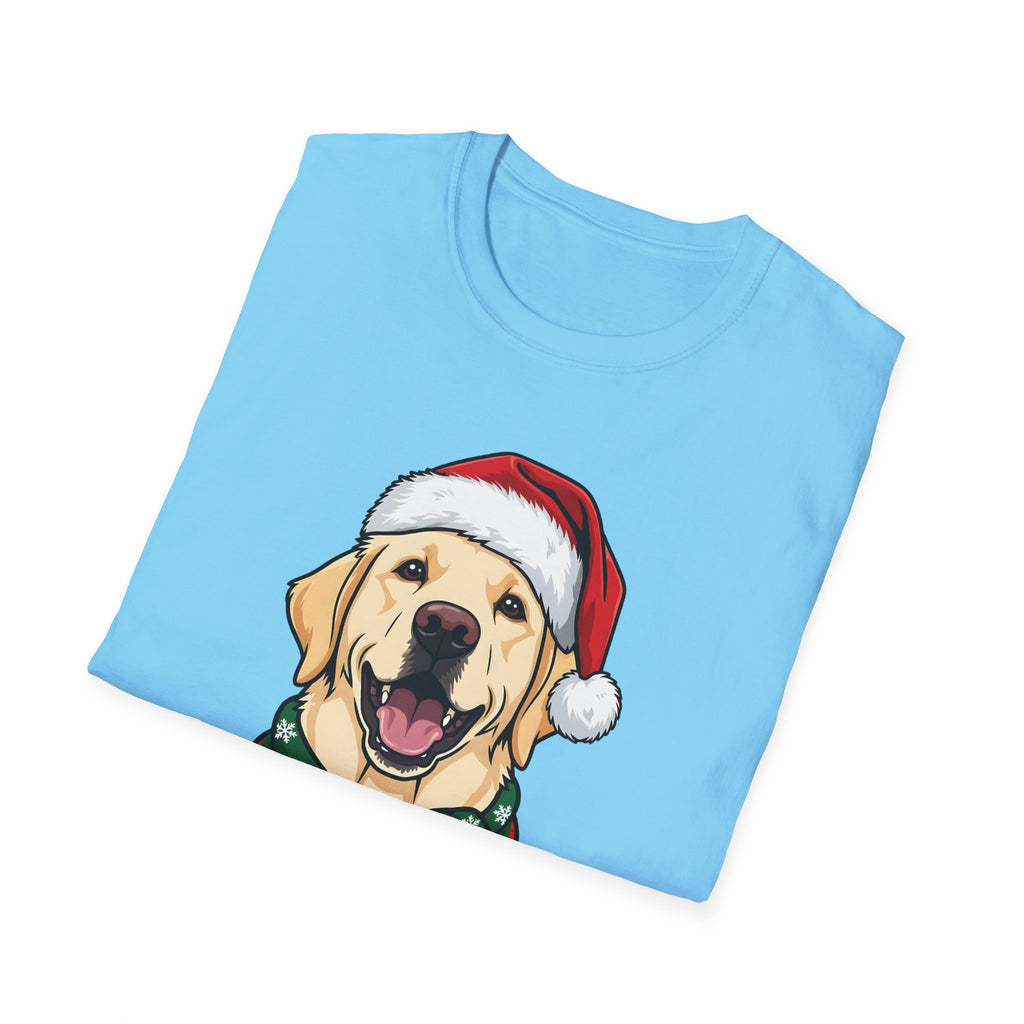 Merry Woofmas Yellow Labrador Christmas t-shirt, product photo 24