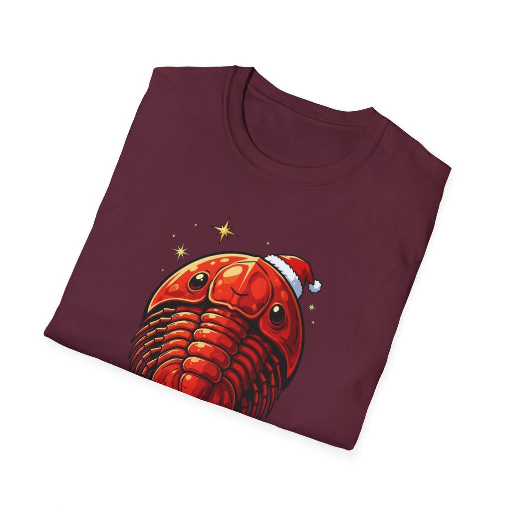 Silent Night, Trilobite Christmas t-shirt, product photo 15