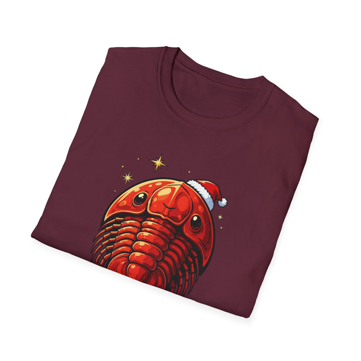 Silent Night, Trilobite Christmas t-shirt, product photo 15