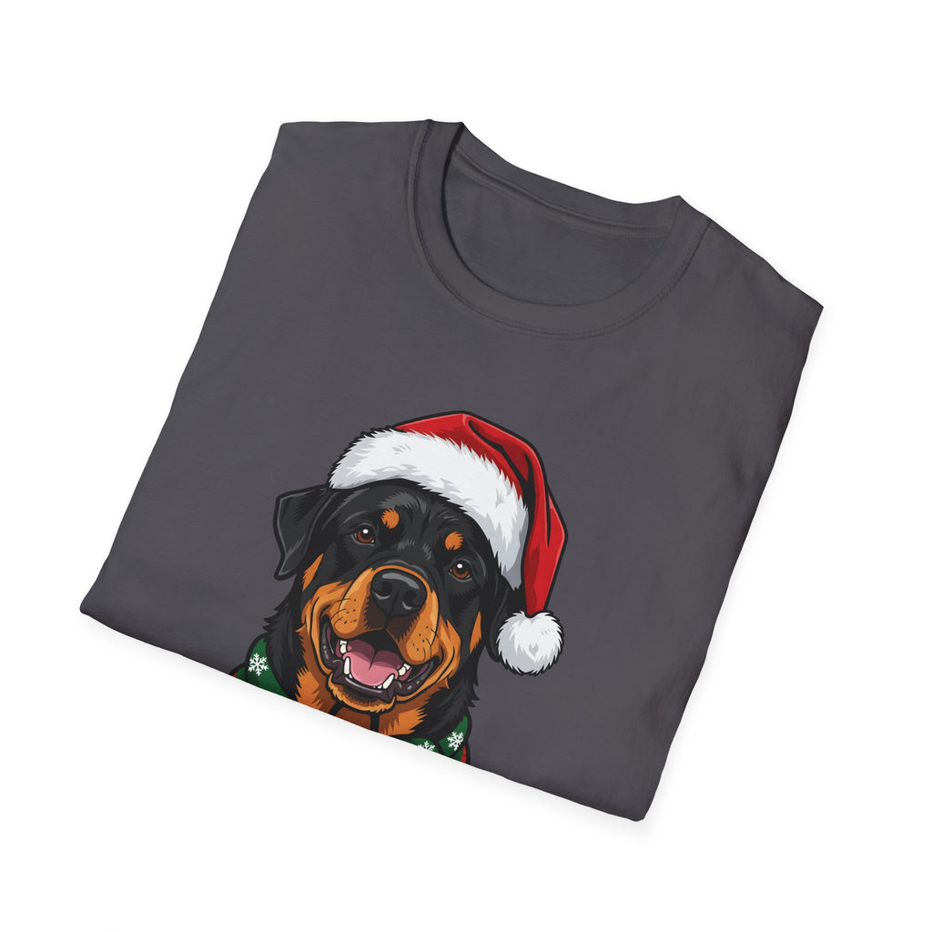 Merry Woofmas Rottweiler Christmas t-shirt, product photo 24