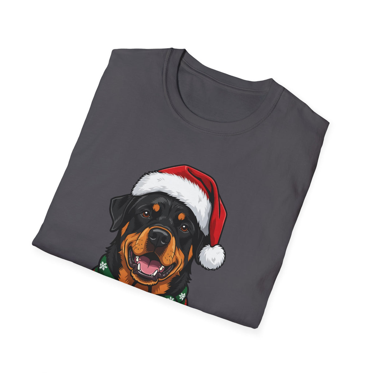 Merry Woofmas Rottweiler Christmas t-shirt, product photo 24