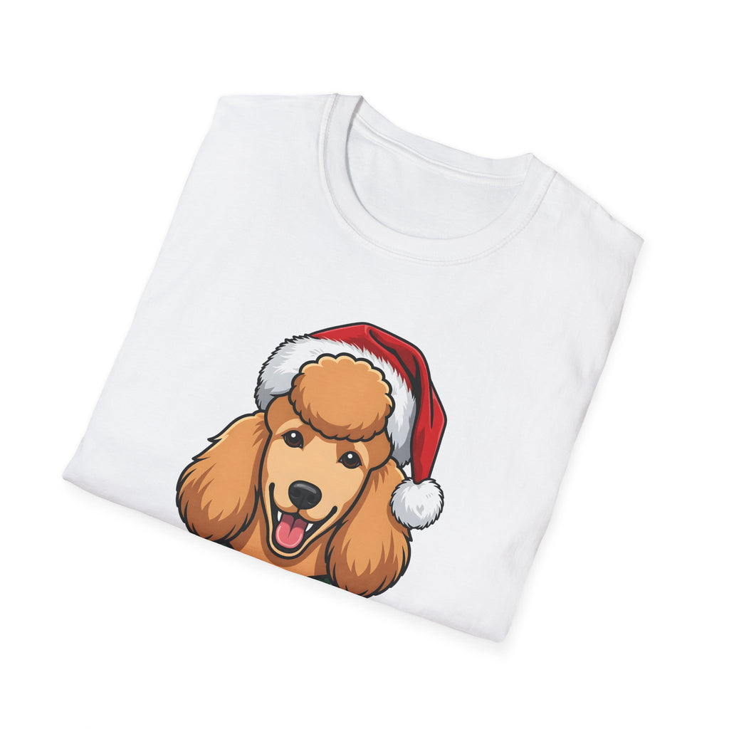 Merry Woofmas Poodle Christmas t-shirt, product photo 9
