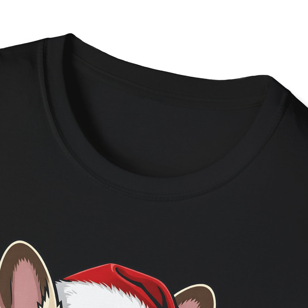Merry Woofmas Cream French Bulldog Christmas t-shirt, product photo 2