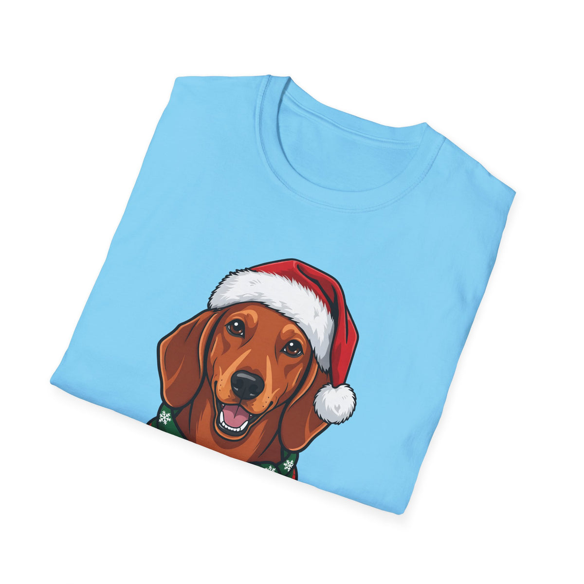 Yappy Holidays Dachshund Christmas t-shirt, product photo 24