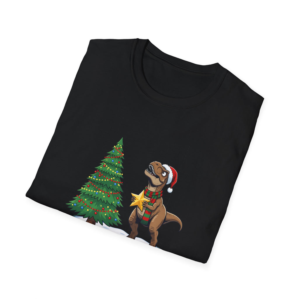 Rex the Halls Christmas t-shirt, product photo 6