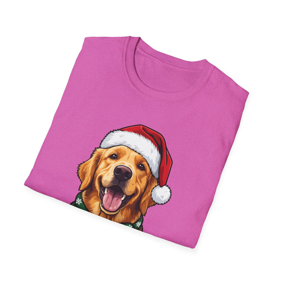 Merry Woofmas Golden Retriever Christmas t-shirt, product photo 36