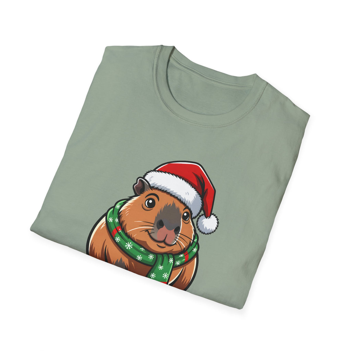 Capy Holidays Christmas t-shirt, product photo 21