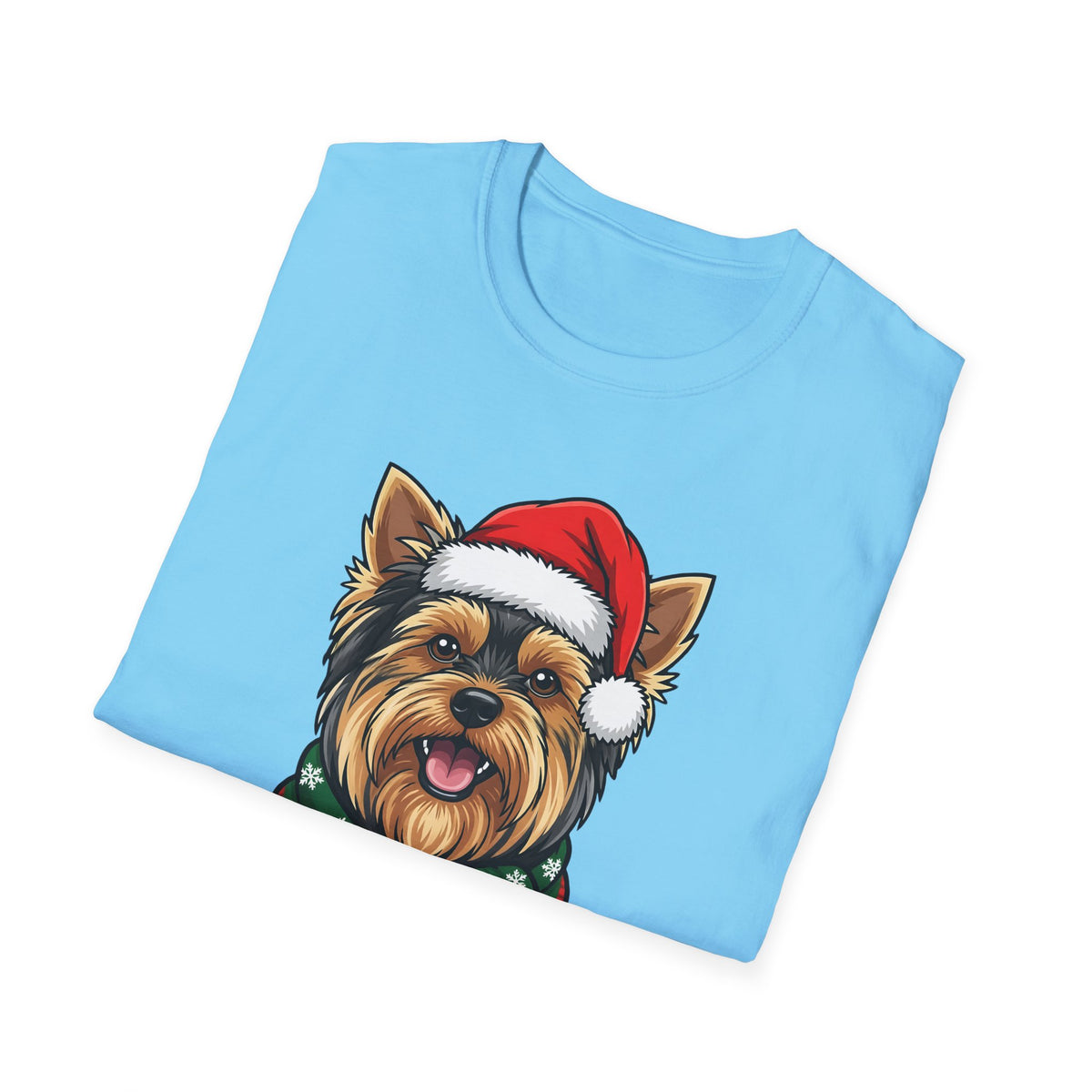 Yappy Holidays Yorkshire Terrier Christmas t-shirt, product photo 24