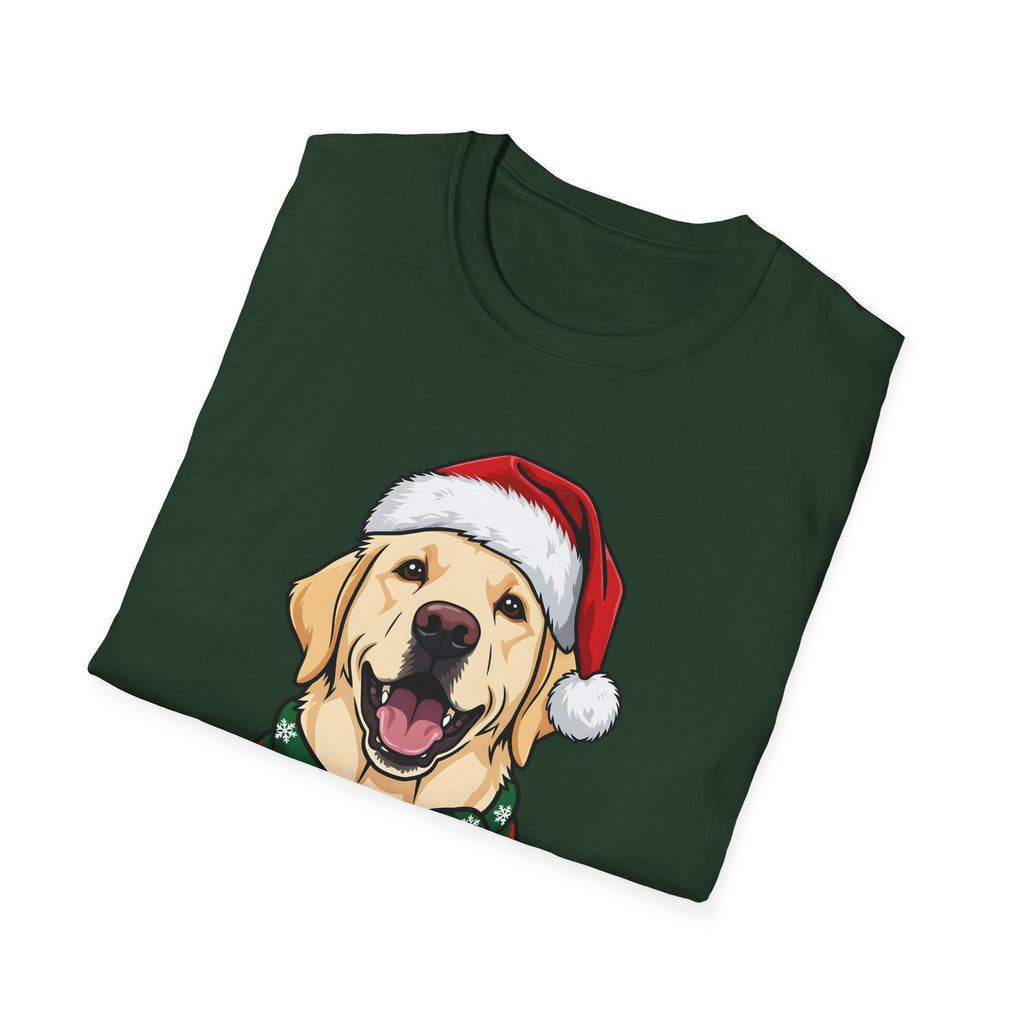 Merry Woofmas Yellow Labrador Christmas t-shirt, product photo 21