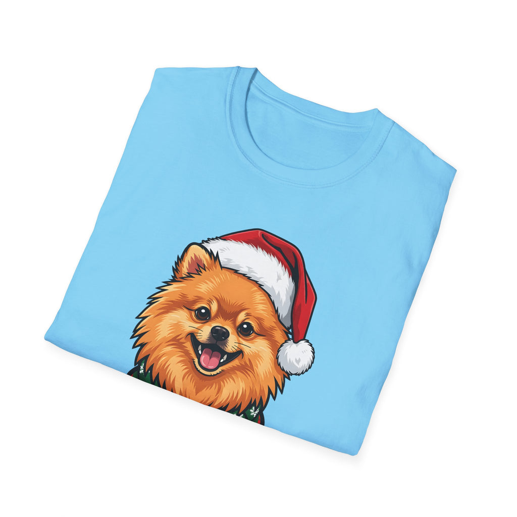 Yappy Holidays Pomeranian Christmas t-shirt, product photo 24