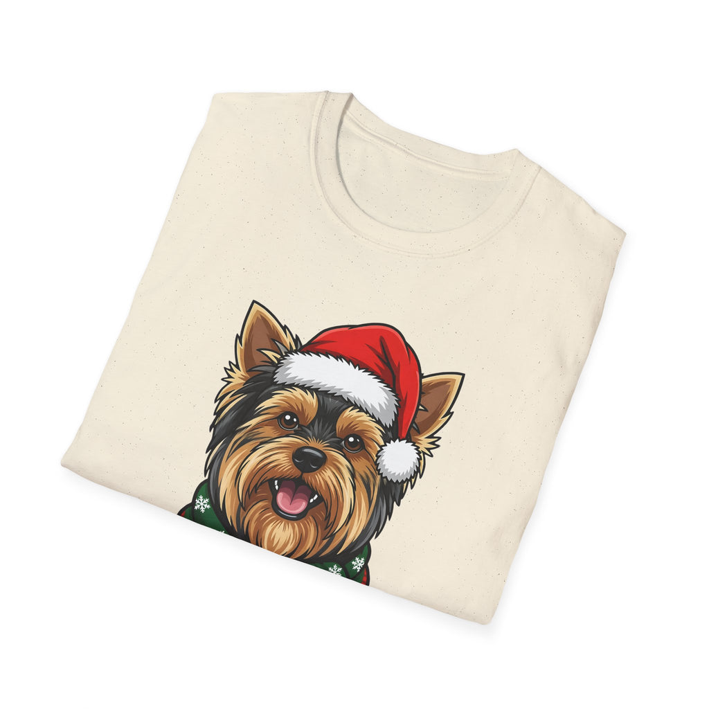 Yappy Holidays Yorkshire Terrier Christmas t-shirt, product photo 18