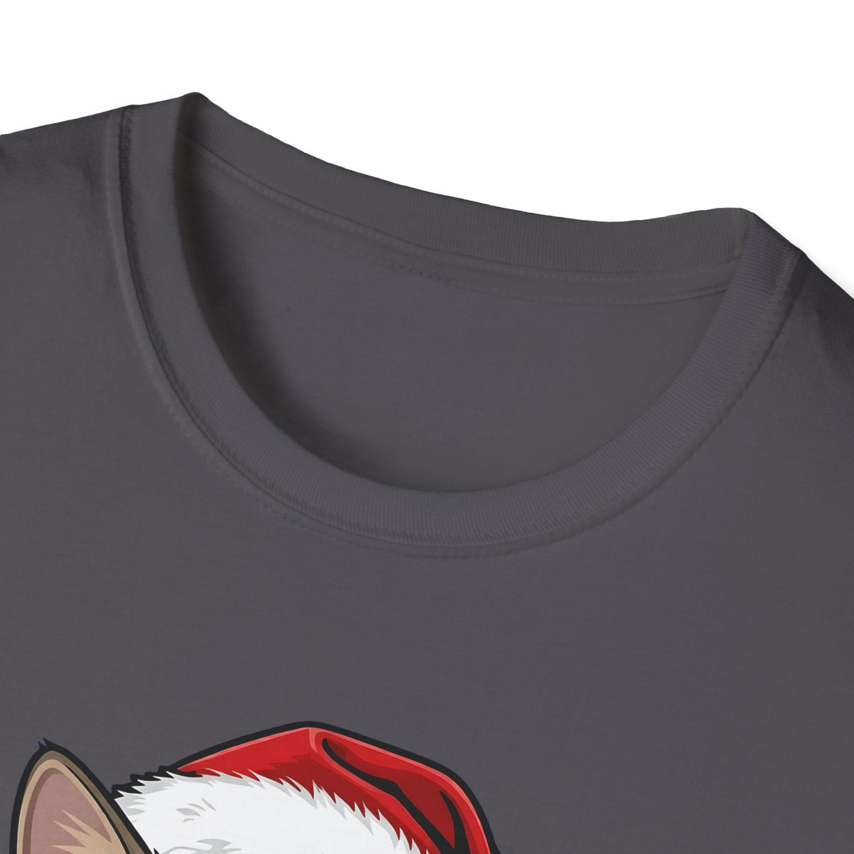 Merry Whiskers Brown Tabby Cat Christmas t-shirt, product photo 26