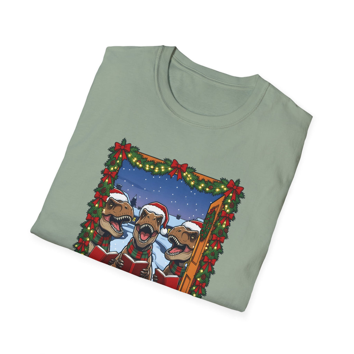 Tyranno-Chorus Rex Christmas t-shirt, product photo 21