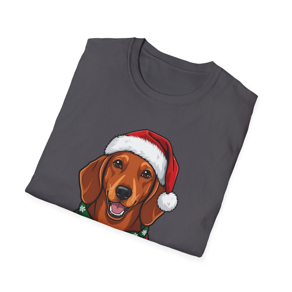 Yappy Holidays Dachshund Christmas t-shirt, product photo 27