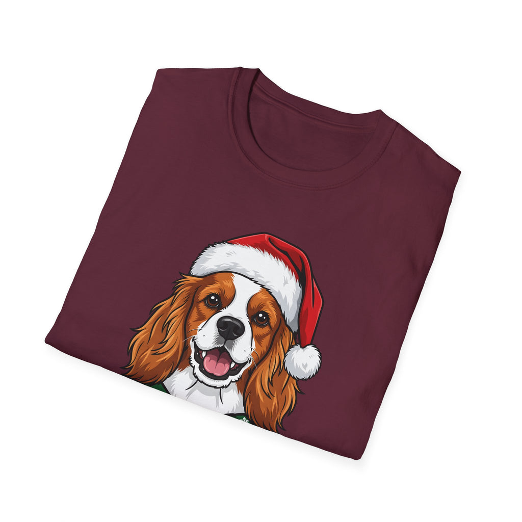 Merry Woofmas Cavalier King Charles Spaniel Christmas t-shirt, product photo 15