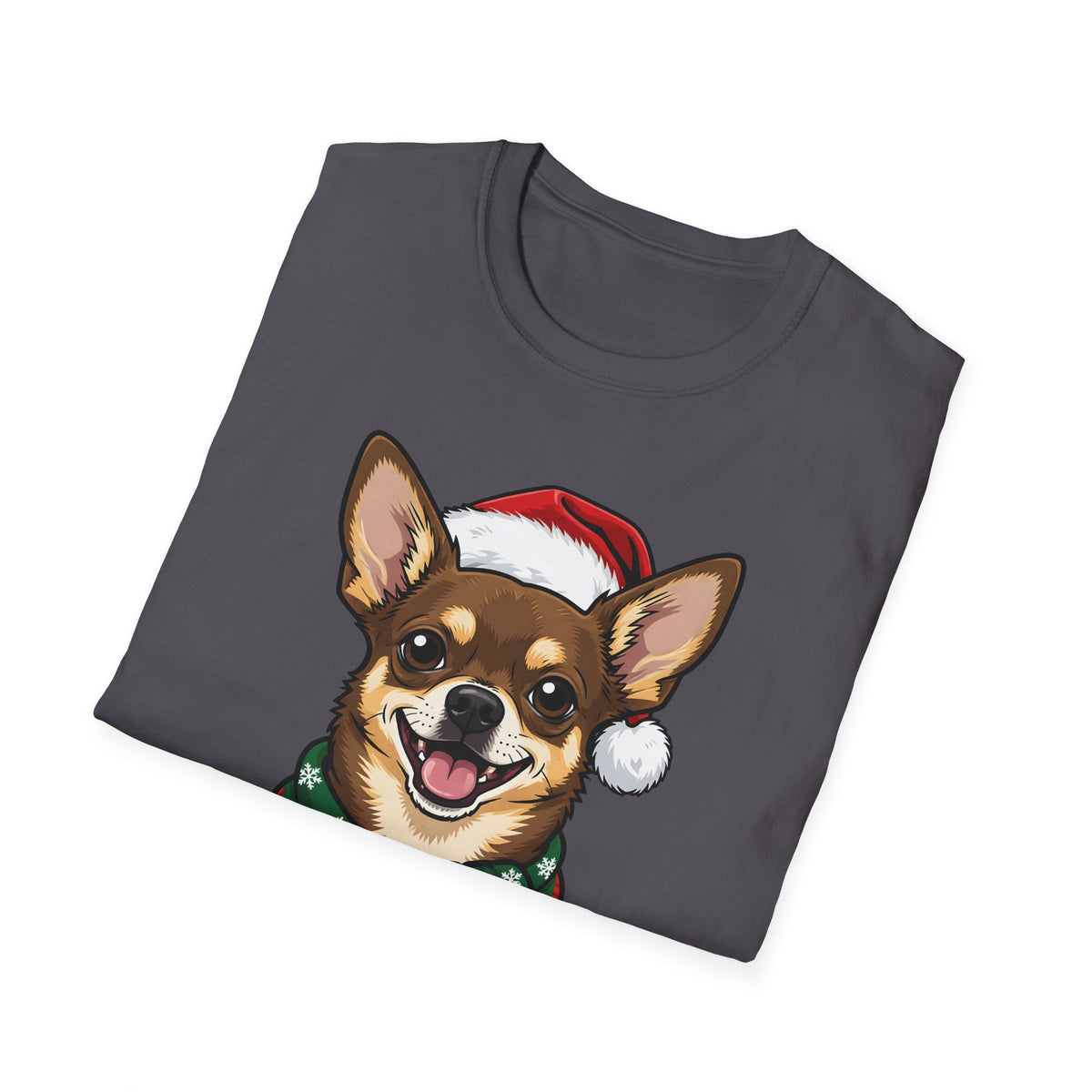 Yappy Holidays Chihuahua Christmas t-shirt, product photo 27