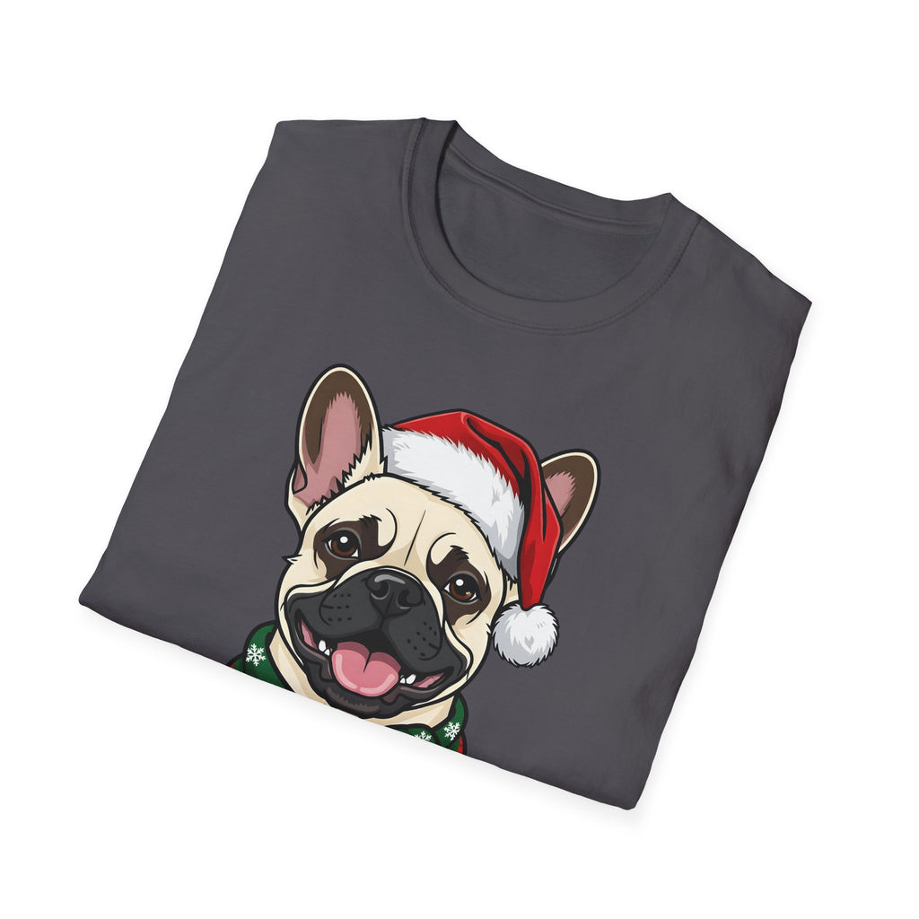 Merry Woofmas Cream French Bulldog Christmas t-shirt, product photo 27