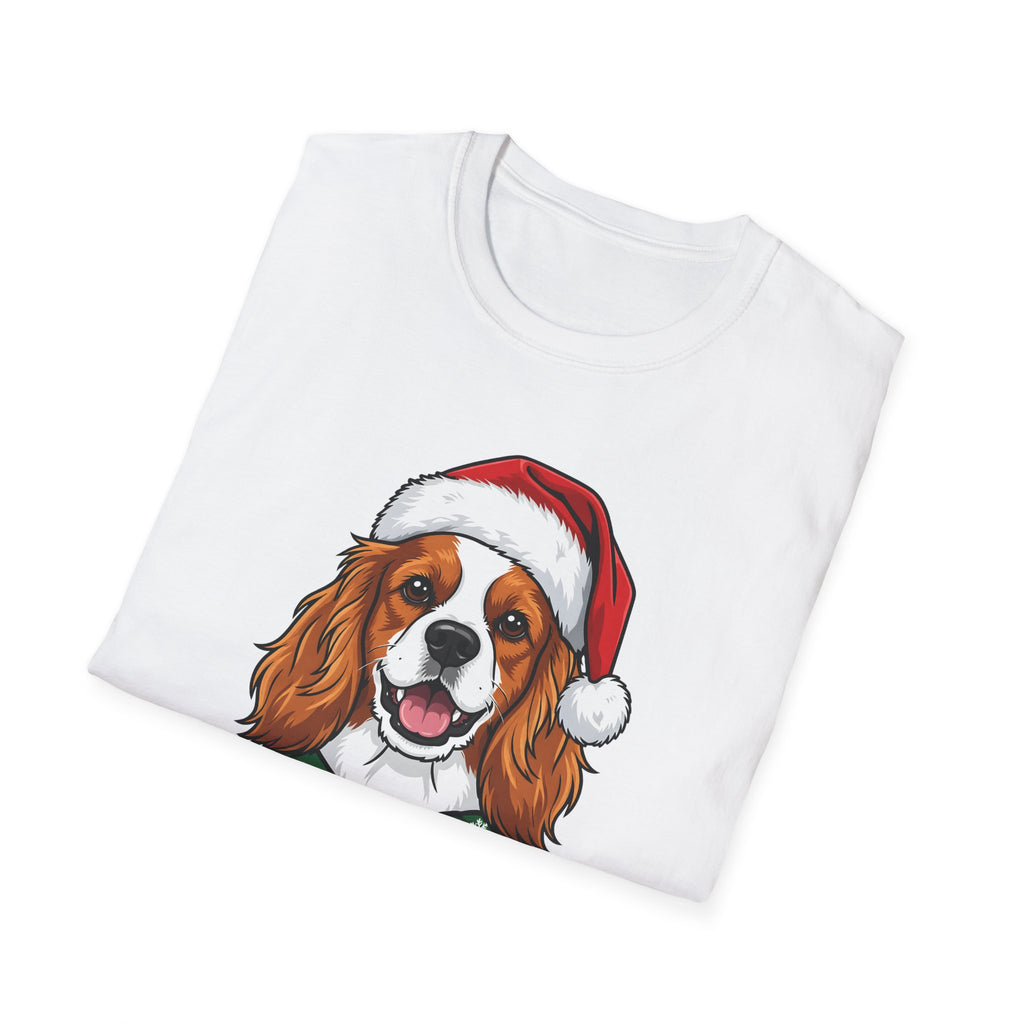 Merry Woofmas Cavalier King Charles Spaniel Christmas t-shirt, product photo 9
