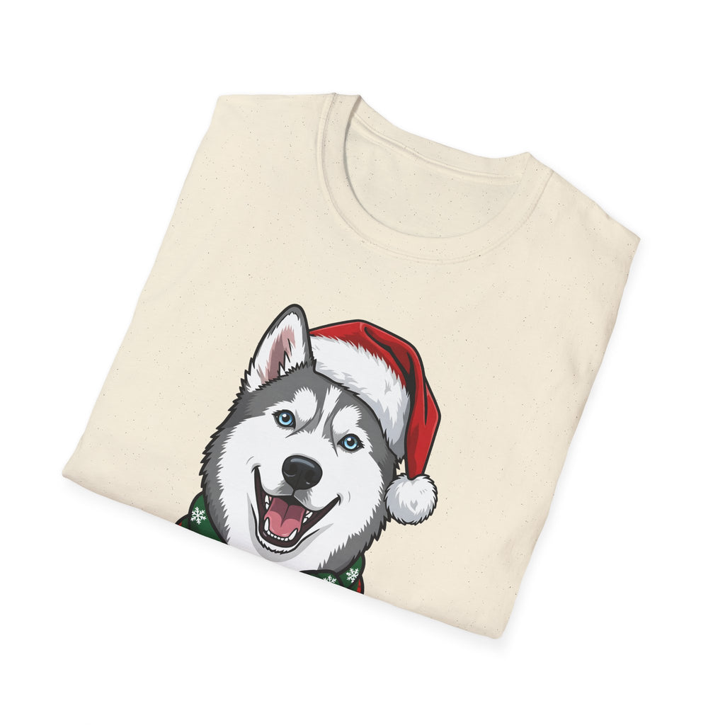 Merry Woofmas Siberian Husky Christmas t-shirt, product photo 18