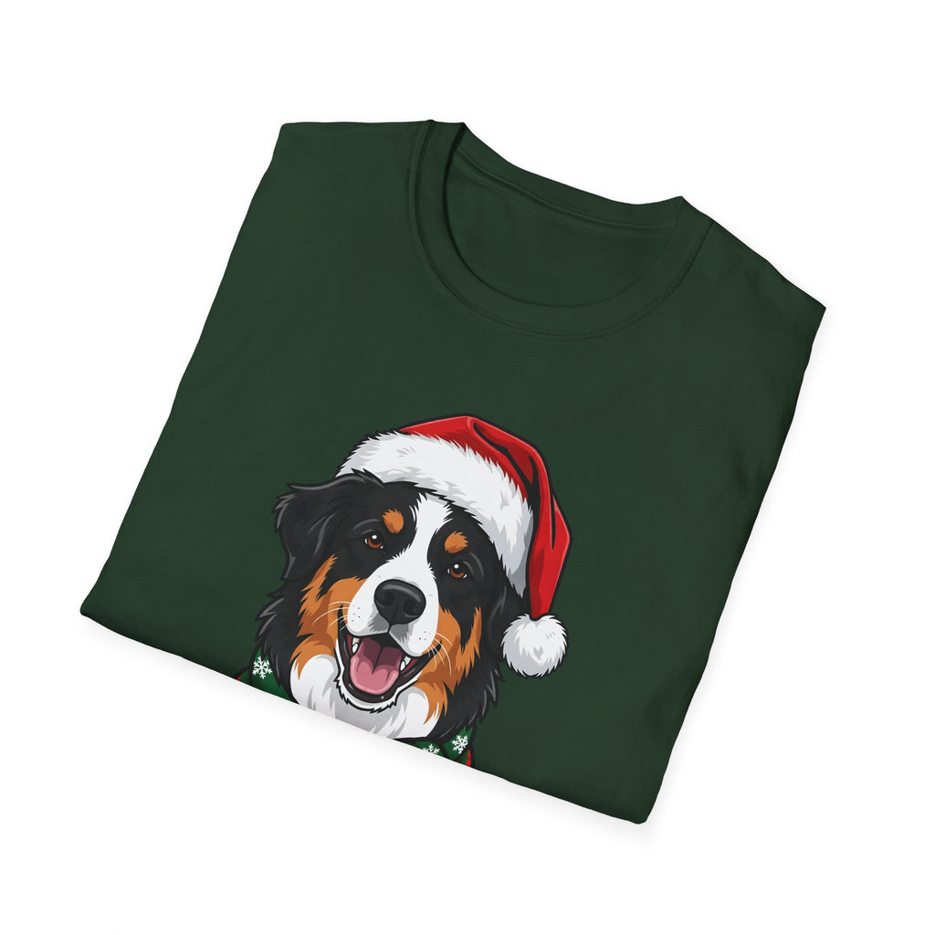 Merry Woofmas Australian Shepherd Christmas t-shirt, product photo 18