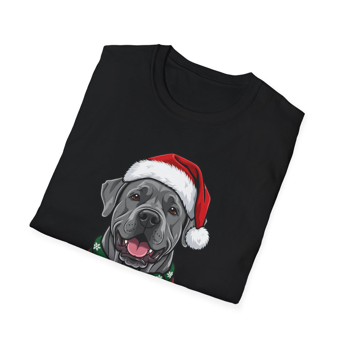 Merry Woofmas Cane Corso Christmas t-shirt, product photo 3