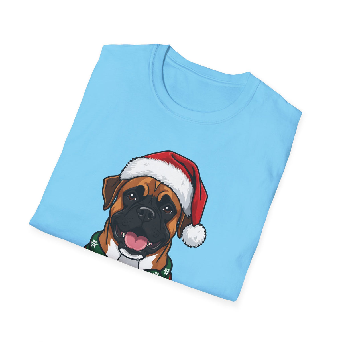 Merry Woofmas Boxer Christmas t-shirt, product photo 24