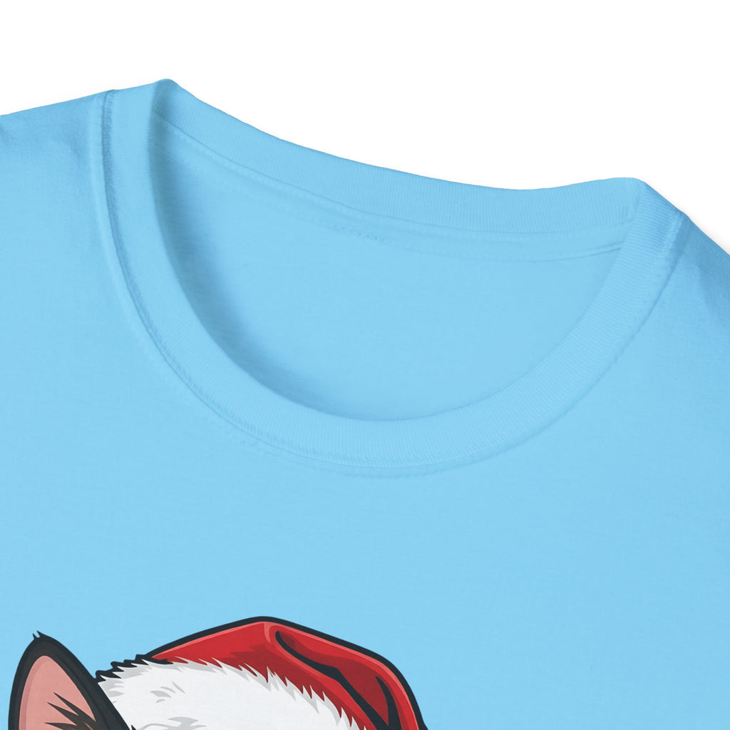 Merry Whiskers Tortoiseshell Cat Christmas t-shirt, product photo 23