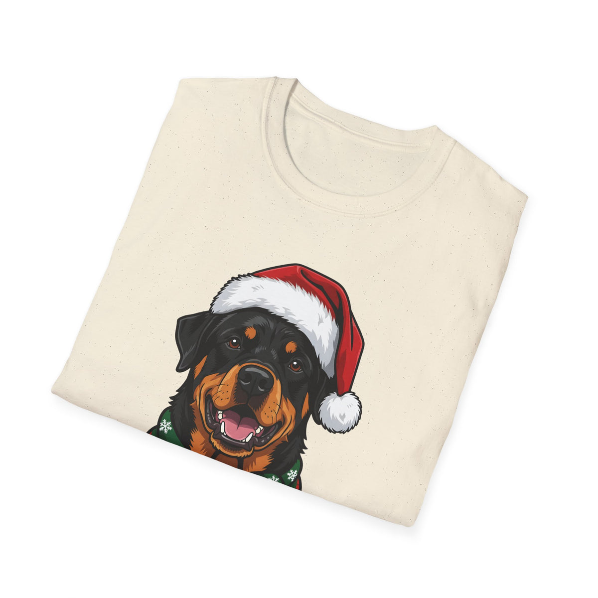 Merry Woofmas Rottweiler Christmas t-shirt, product photo 15