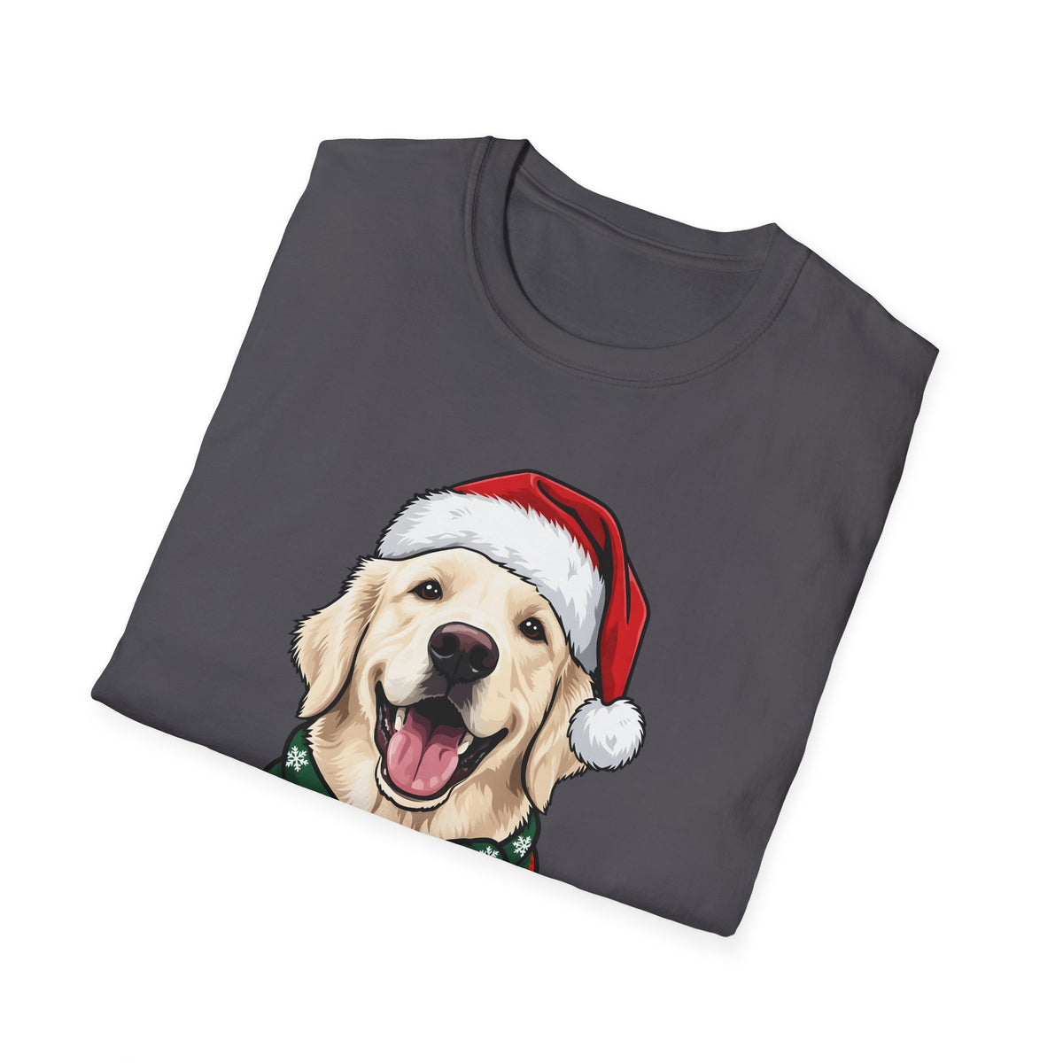 Merry Woofmas English Cream Golden Retriever Christmas t-shirt, product photo 27