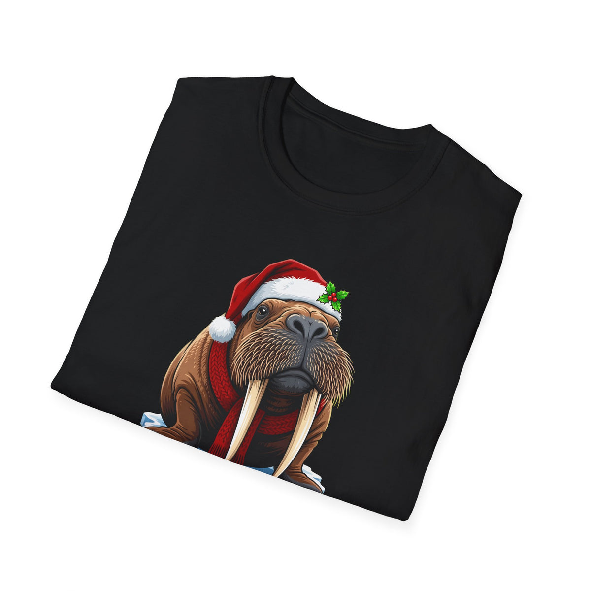 Merry Walrus Christmas t-shirt, product photo 6