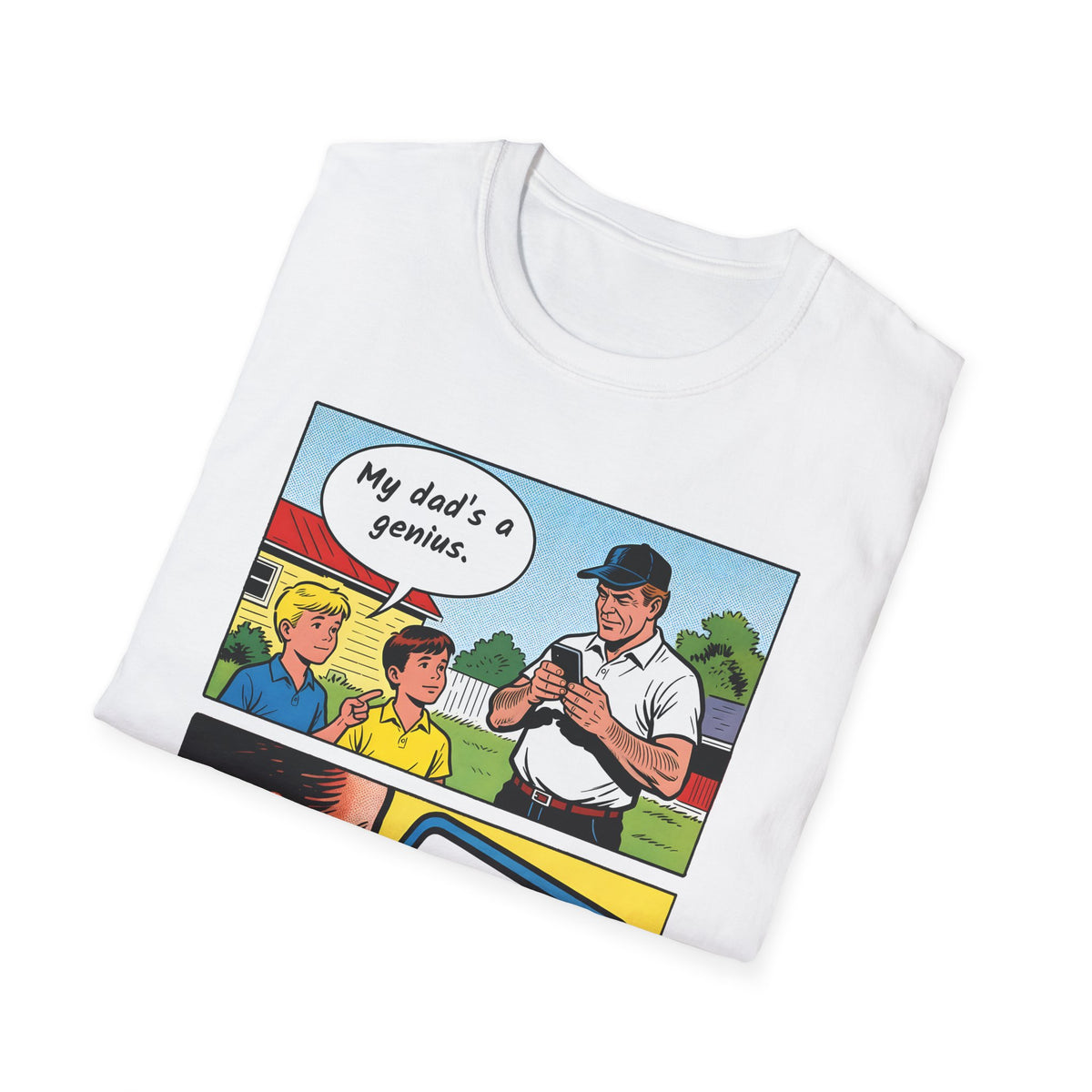 My Dad's a Genius t-shirt, product photo 3