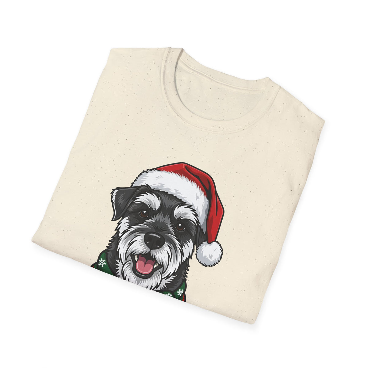 Yappy Holidays Miniature Schnauzer Christmas t-shirt, product photo 18