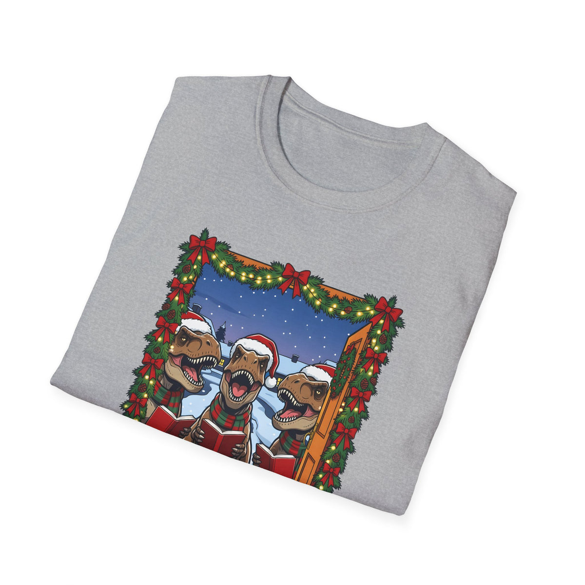 Tyranno-Chorus Rex Christmas t-shirt, product photo 12
