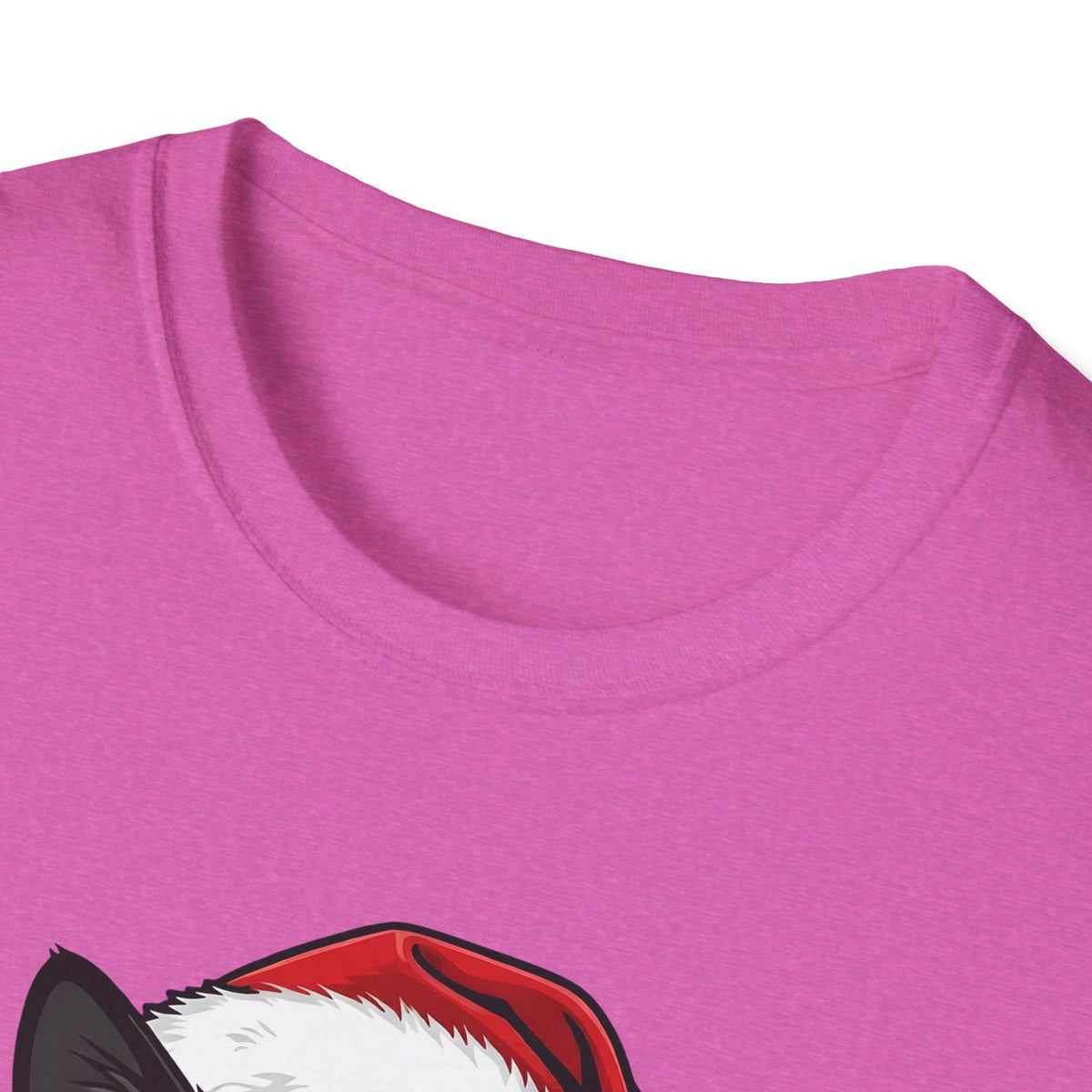 Merry Whiskers Black Cat Christmas t-shirt, product photo 32