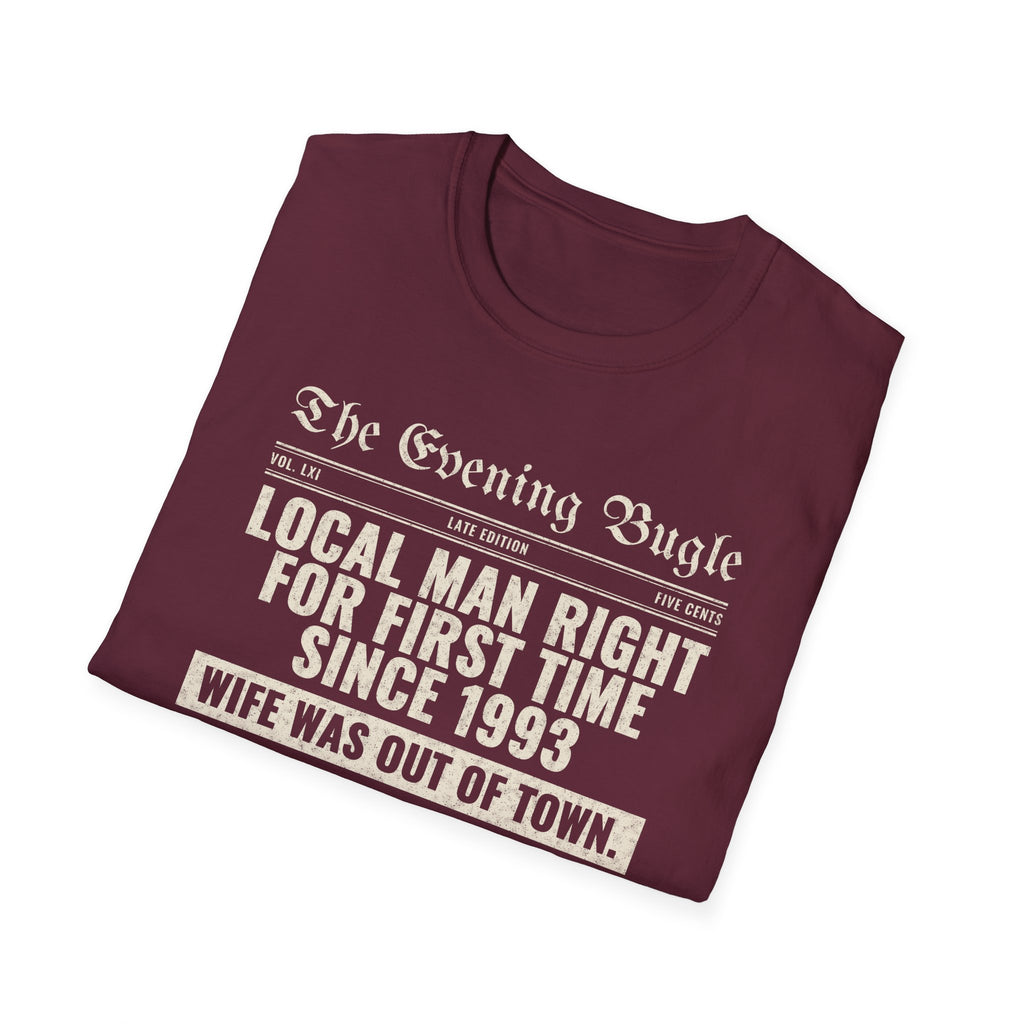 Evening Bugle Dad Joke t-shirt, product photo 18