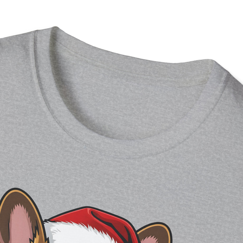 Merry Woofmas French Bulldog Christmas t-shirt, product photo 8
