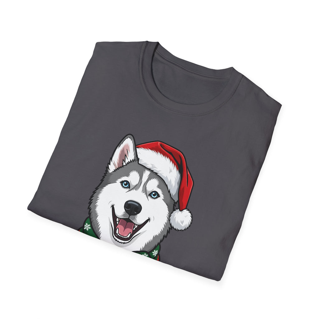 Merry Woofmas Siberian Husky Christmas t-shirt, product photo 27