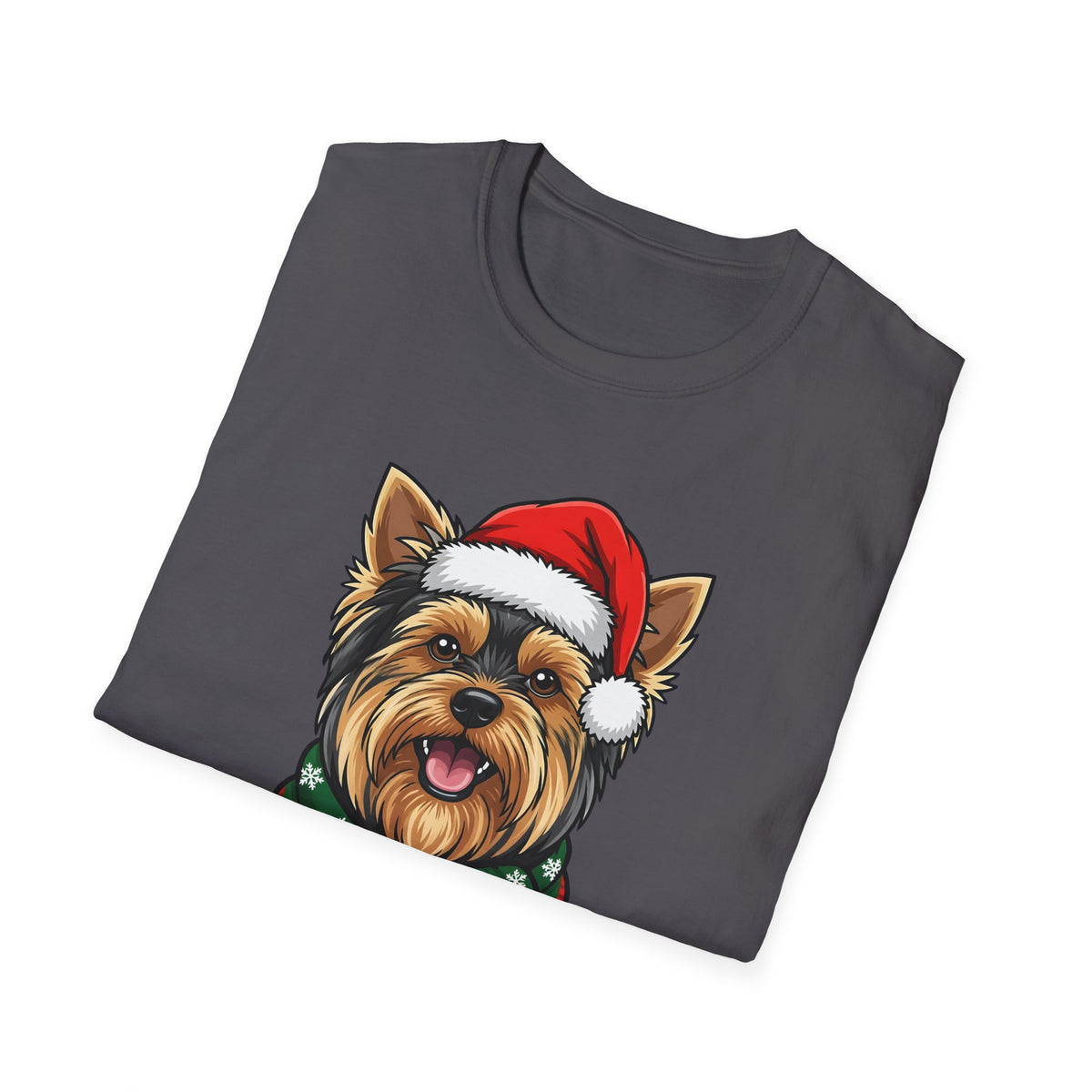 Yappy Holidays Yorkshire Terrier Christmas t-shirt, product photo 27