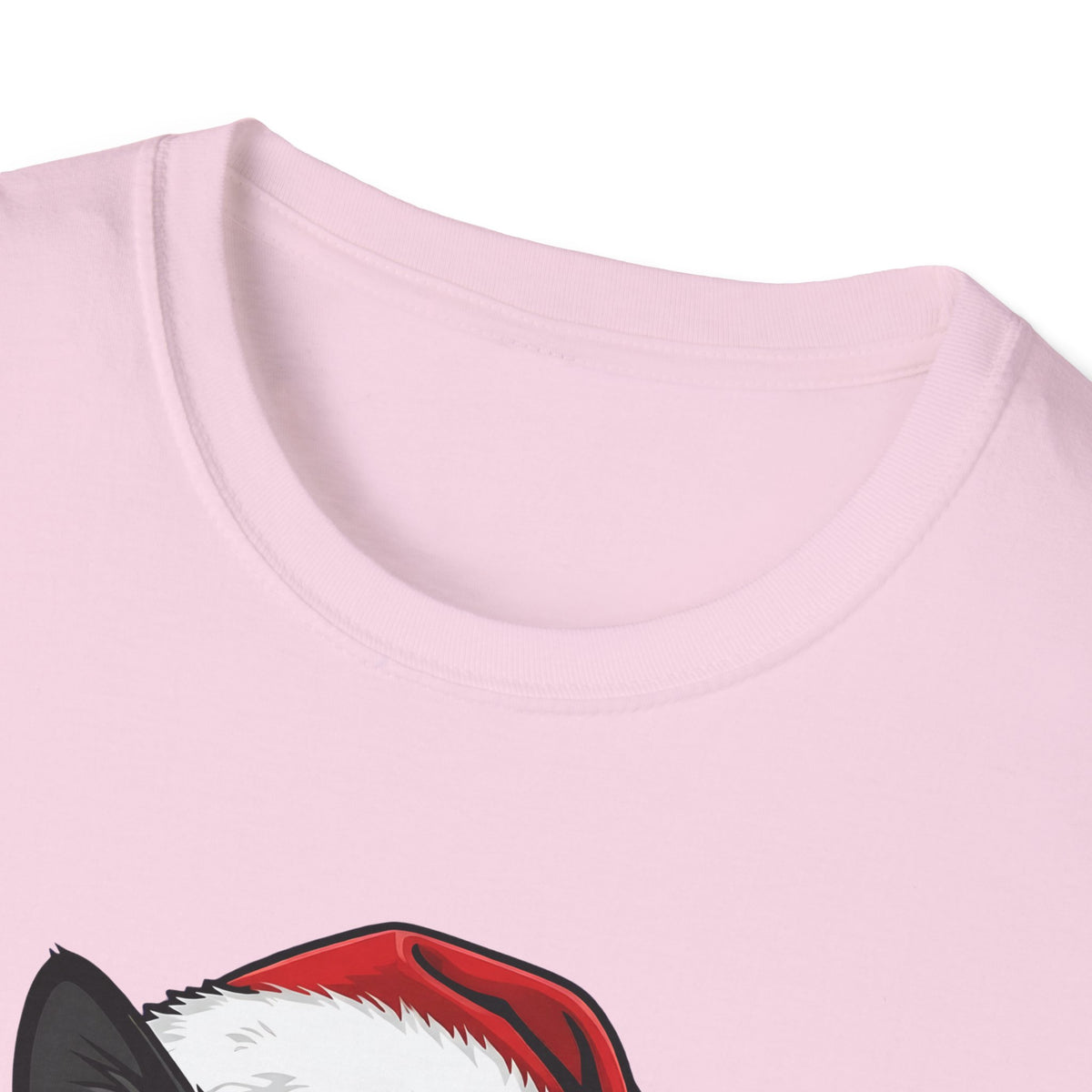Merry Whiskers Black Cat Christmas t-shirt, product photo 29