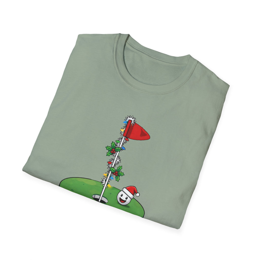 Deck the Holes Christmas t-shirt, product photo 21