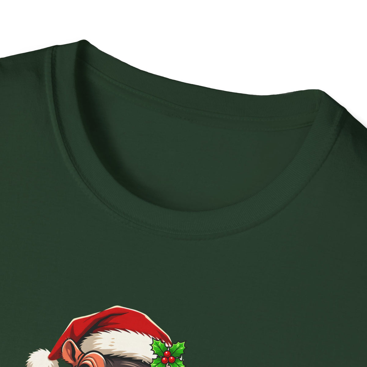 Merry Hippopotamus Christmas t-shirt, product photo 23