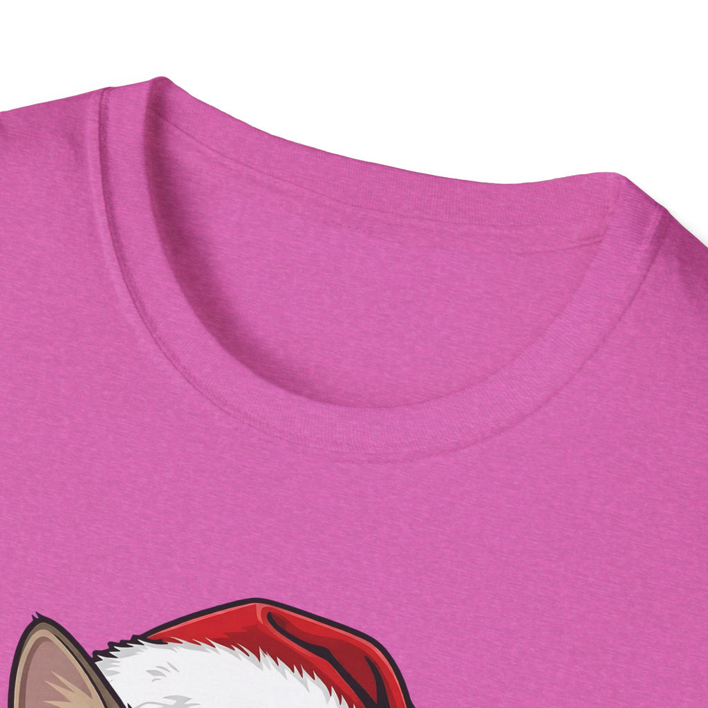 Merry Whiskers Brown Tabby Cat Christmas t-shirt, product photo 35