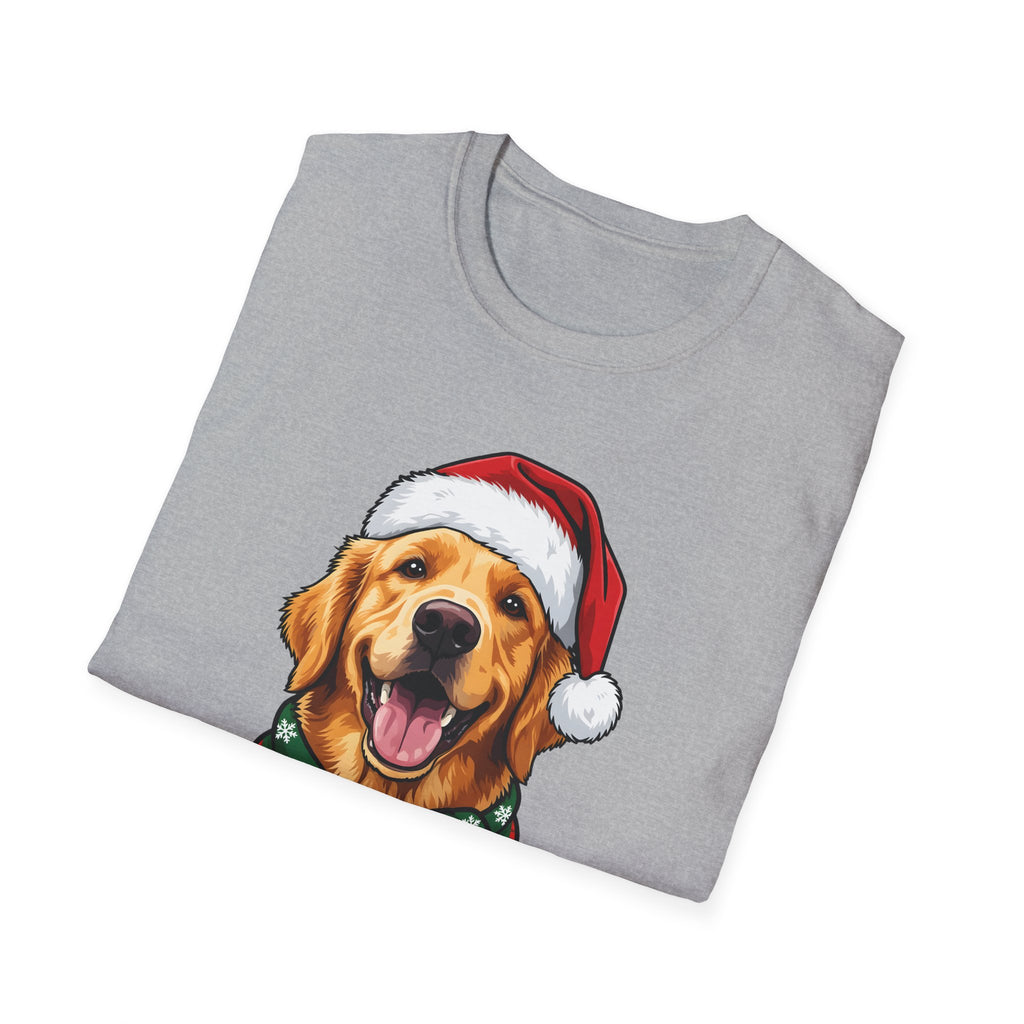 Merry Woofmas Golden Retriever Christmas t-shirt, product photo 12