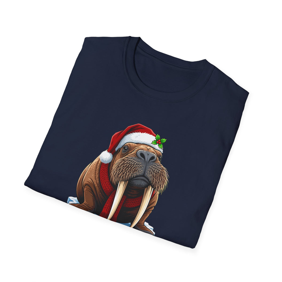 Merry Walrus Christmas t-shirt, product photo 30
